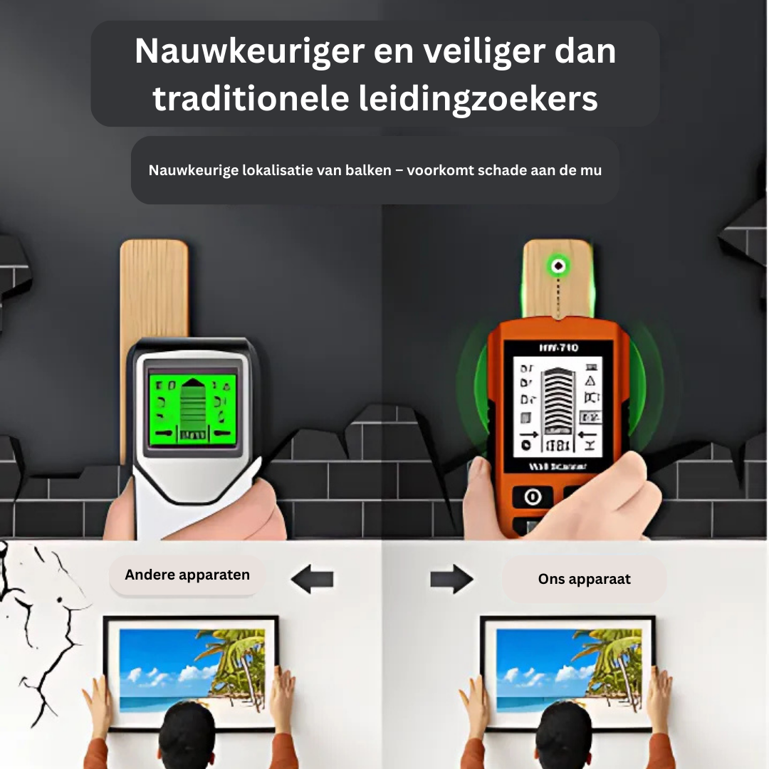 WallScan™ Pro – Multi-Function Metal, Wood & Cable Detector