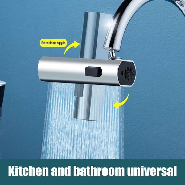 3 in 1 Waterfall Kitchen Faucet, Touch Faucet, Extender for Kitchen Sink