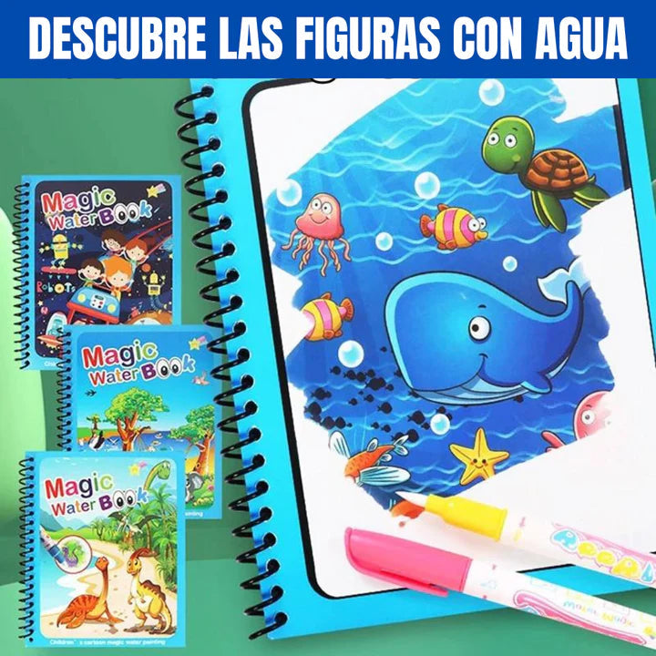 Reusable Magic Water Painting Book