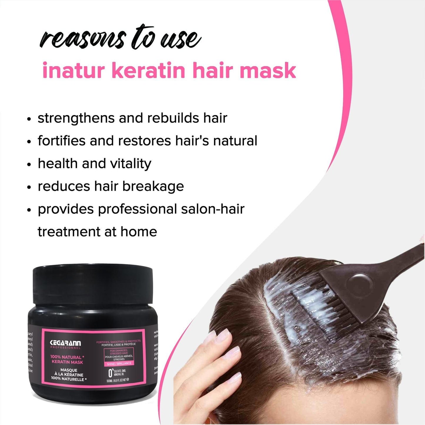 Keratin hair mask