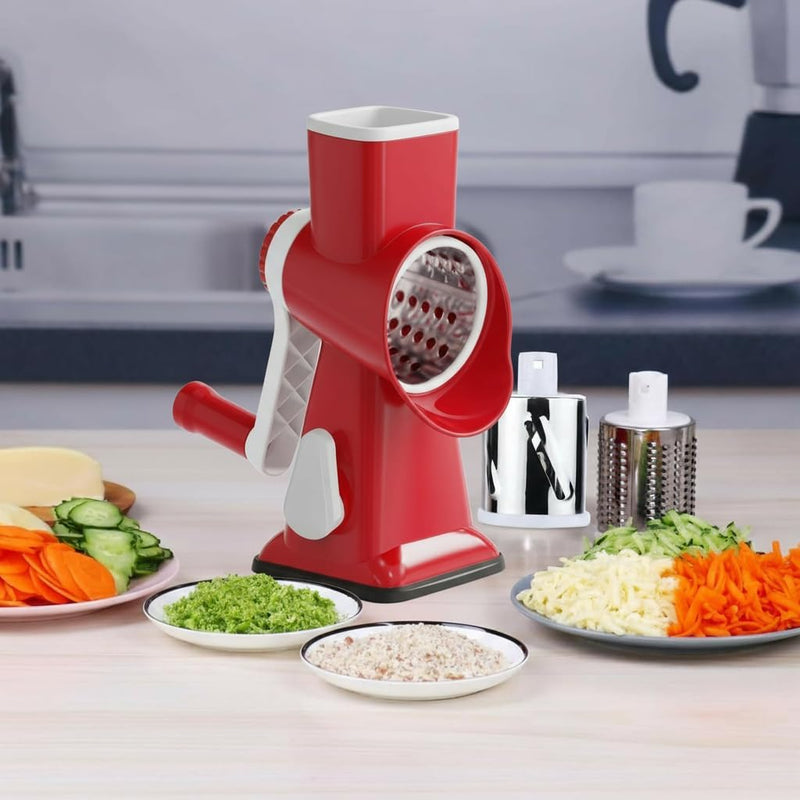 Rotary Cheese Grater Multi-Purpose Stainless Steel Cheese Shredder
