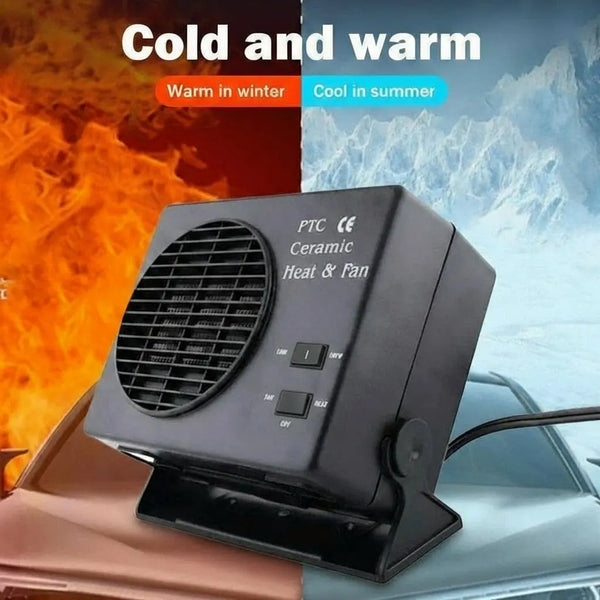 12V Ceramic Car Heater Fan | 150W-300W | Portable Defroster w/ Automatic Thermostat viva vista