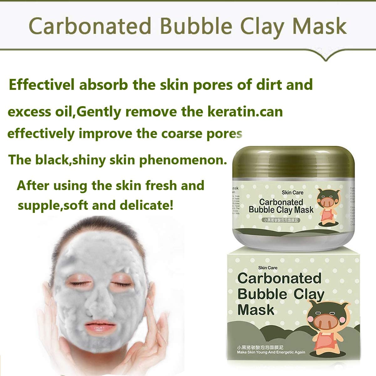 Korean Bubbly clay mask