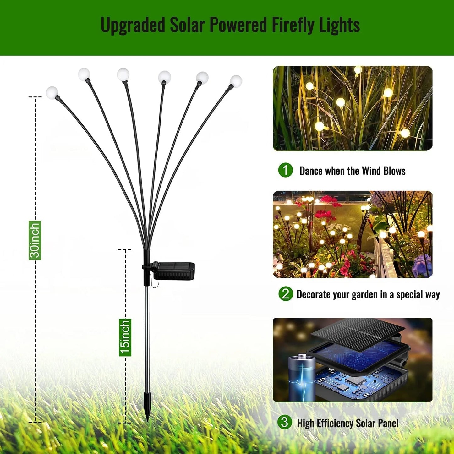 Solar Firefly lights