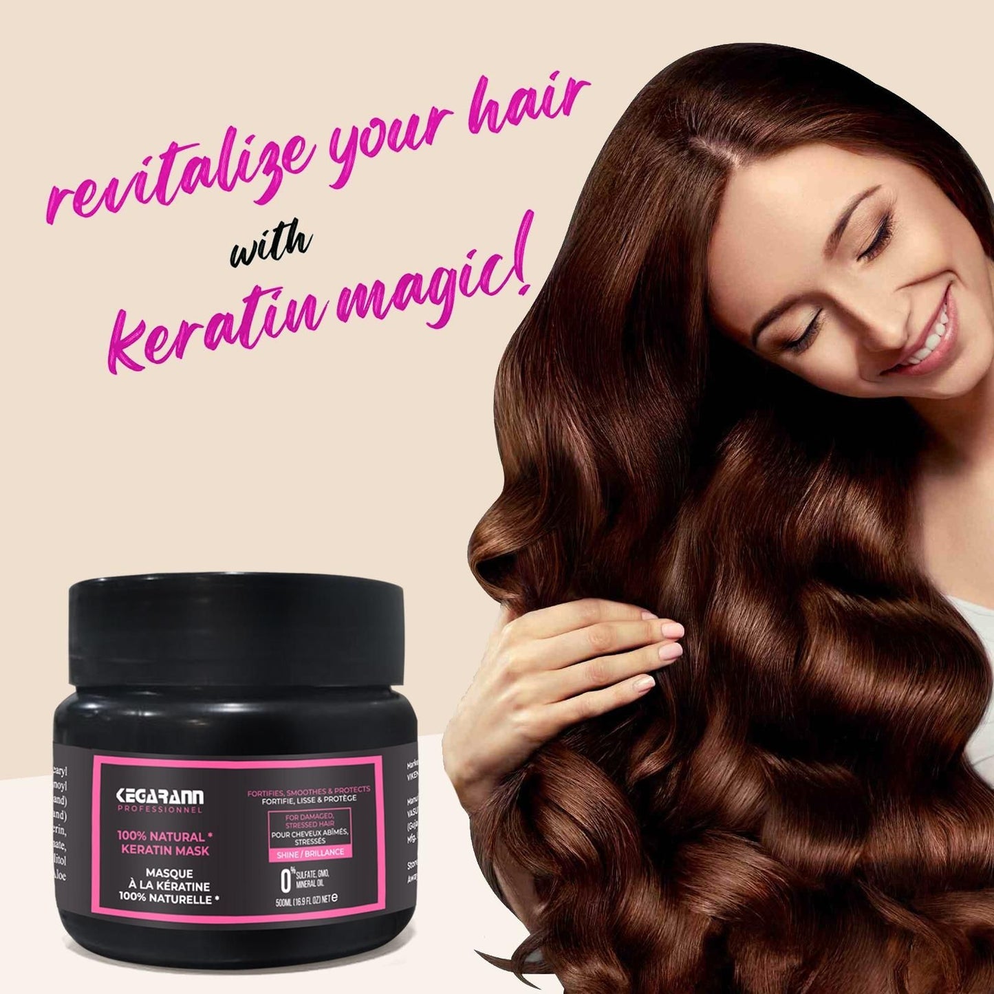 Keratin hair mask