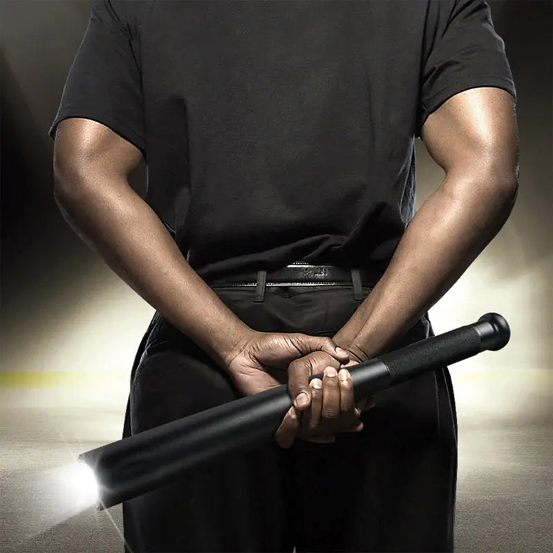 Baseball Bat Shaped LED Flashlight | Aluminum Alloy, 3 Lighting Modes | Emergency & Utility Use viva vista