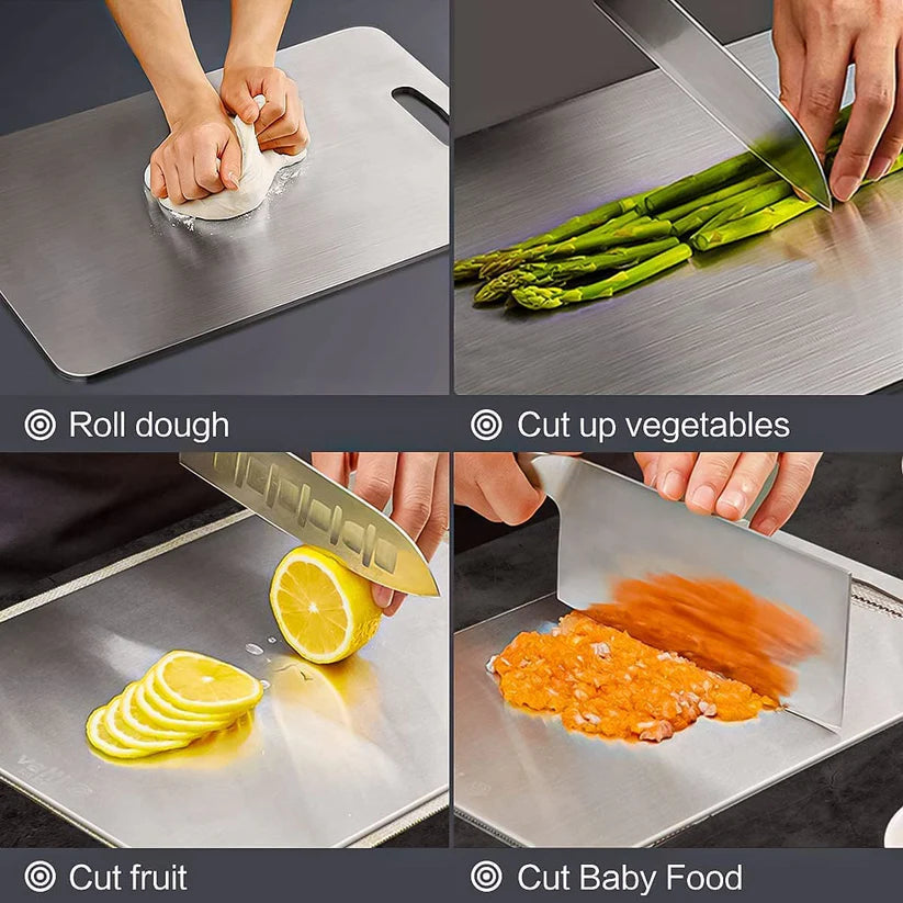 Stainless Steel Chopping Board (35x31cm)