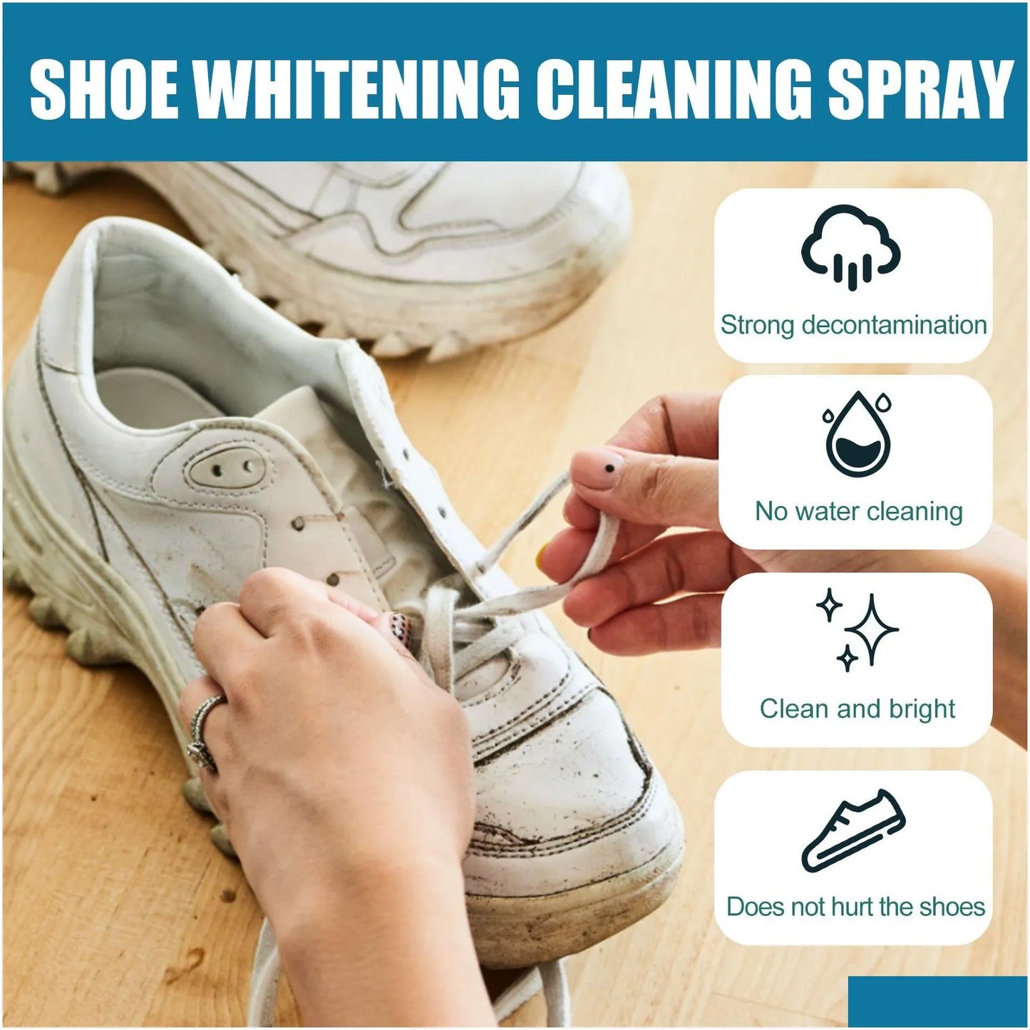 Shoe Whitener Spray - Multifunctional