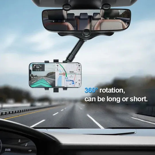 Rearview Mirror Phone Holder