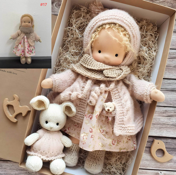 Handmade Waldorf Doll | Soft, Organic Toy for Emotional Development viva vista